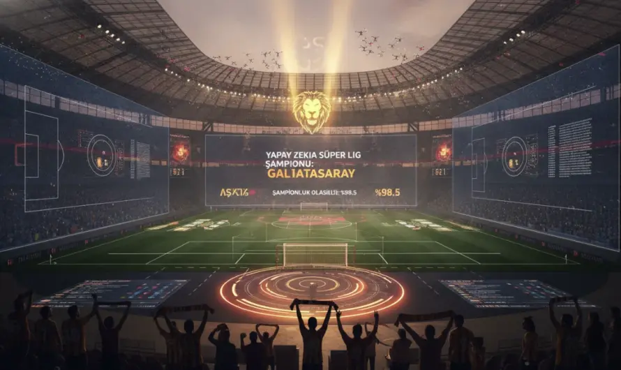 Yapay Zekâ Süper Lig Şampiyonluğu İçin Rotayı Galatasaray’a Çevirdi