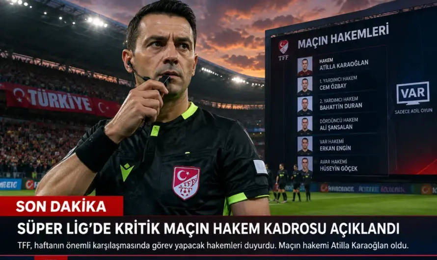 Süper Lig’de 7. Hafta İçin Yeni Hakemlik Dönemi: İnceleme